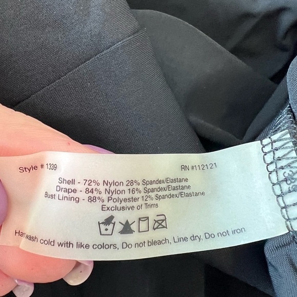 Spanx Tankini Top Draped Swimsuit Ruched Shaping Whittle Waistline NWT - Picture 15 of 16